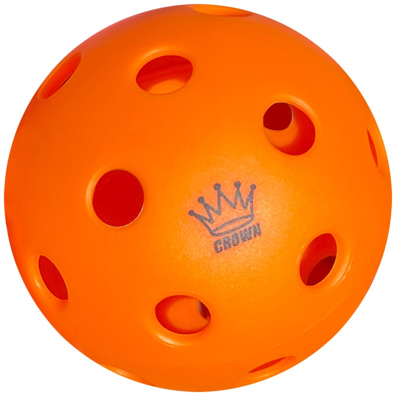 CROWN PICKLEBALL – High-Performance INDOOR Pickleballs (3-PACK TANGERINE)