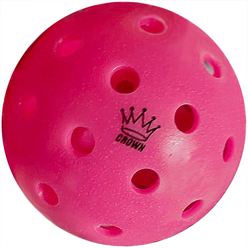 CROWN PICKLEBALL – High-Performance OUTDOOR Pickleballs (100-PACK CHERRY)