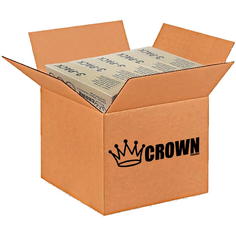 CROWN PICKLEBALL – High-Performance OUTDOOR Pickleballs – RETAIL (102-PACK LIME)