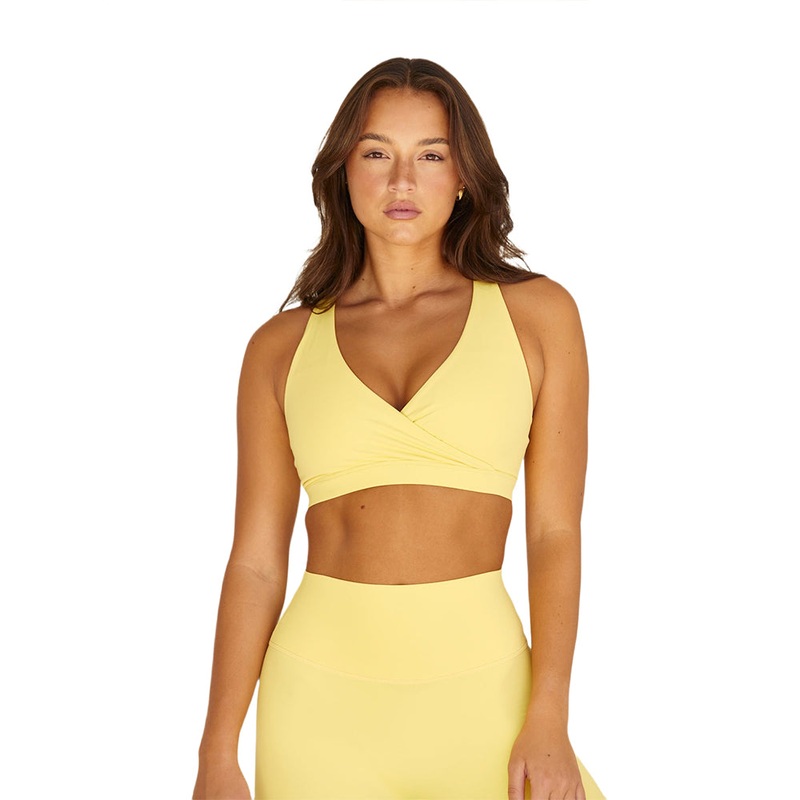 Astoria LUXE BALANCE Plunge Sports Bra – Marigold