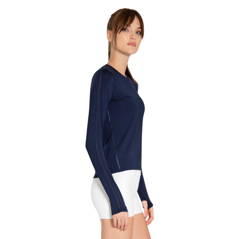 inPhorm NYC Classic Long Sleeve Crew – Midnight