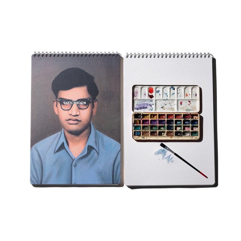 SKETCHBOOK / A3|Brown Shirt|Blue Shirt