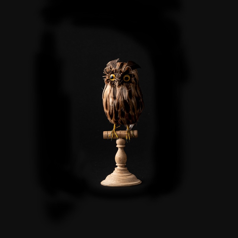 ARTIFICIAL BIRDS Owl Brown / Small