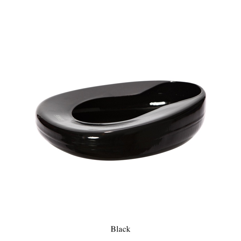 ENAMEL WARE / Bed Pan|Black|White