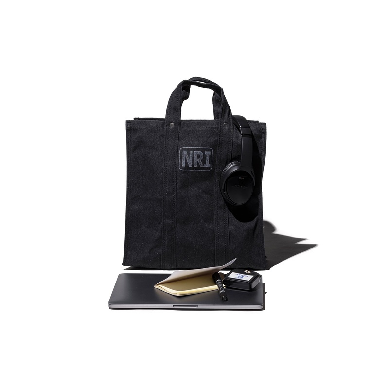 LABOUR TOTE BAG / Small|Black|Off White