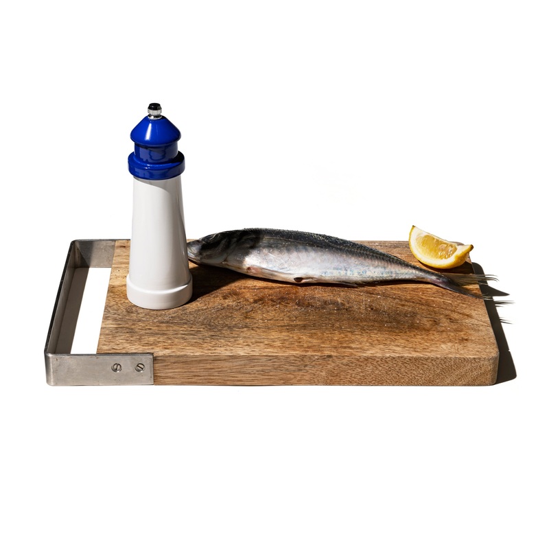 LIGHTHOUSE SHAPED SALT & PEPPER MILL / 6 Blue