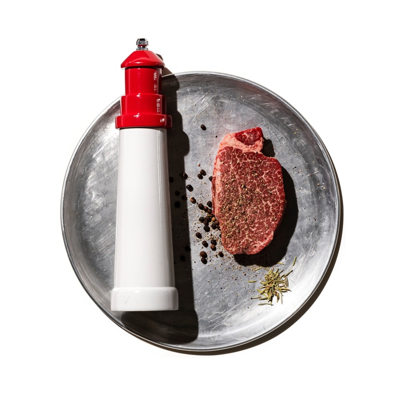 LIGHTHOUSE SHAPED SALT & PEPPER MILL / 9 Red