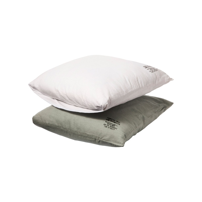 STANDARD CUSHION COVER|Gray|White
