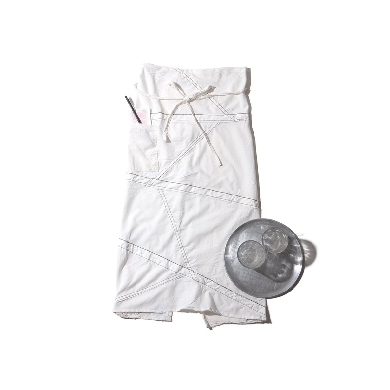 EXPIRED PARACHUTE MATERIAL WAITERS APRON