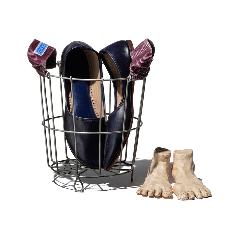 BELT HANDLE ROUND BASKET