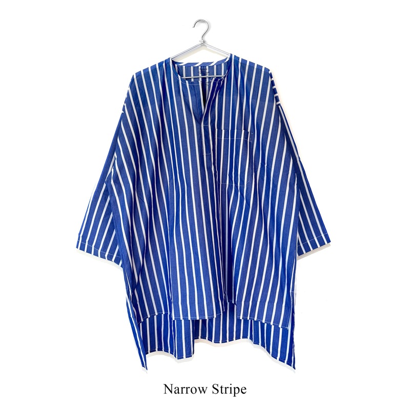 COTTON SHIRT|Narrow Stripe|Wide Stripe|Double Stripe