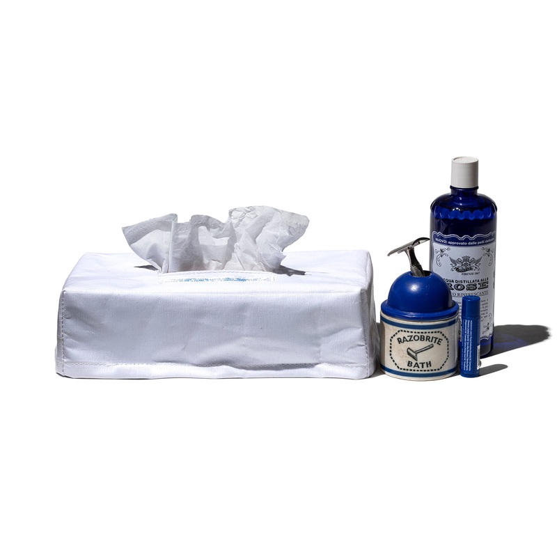 EMERGENCY TISSUE BOX COVER / White