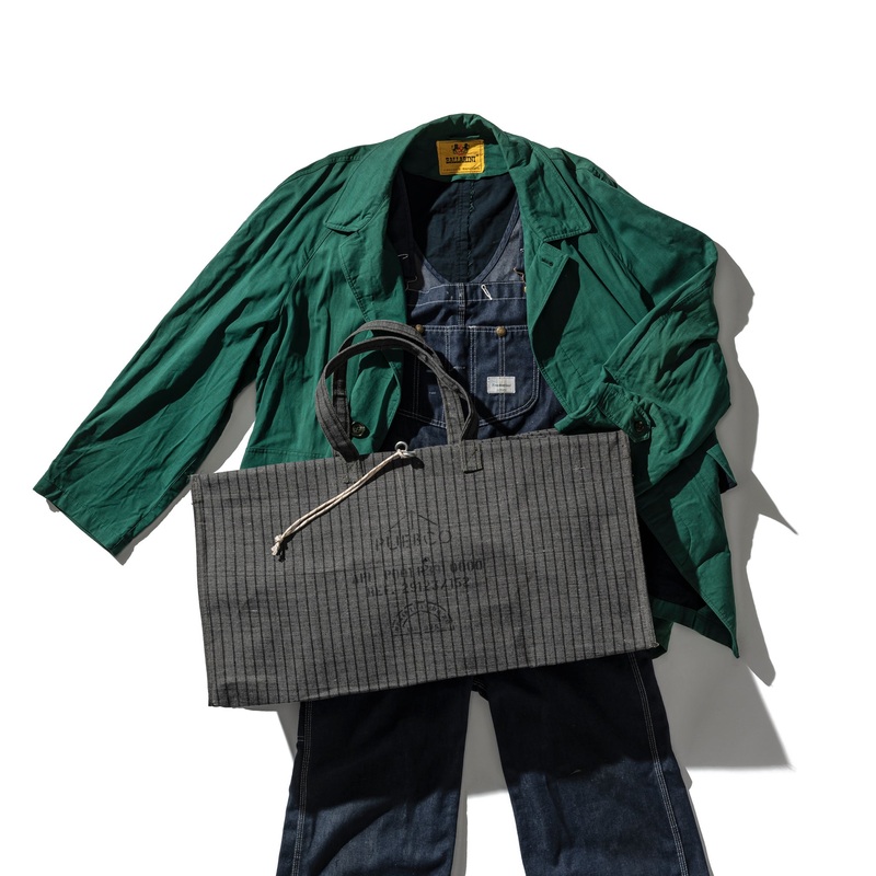 WAXED CANVAS LARGE BAG / Gray|Gray