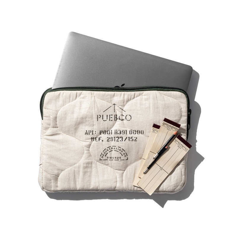 QUILTED LAPTOP CASE / 13