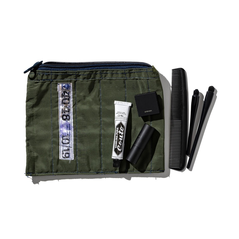 VINTAGE BRAKE PARACHUTE QUILTED POUCH