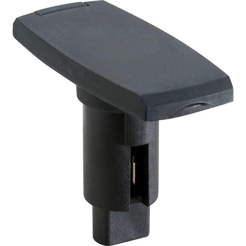 Attwood LightArmor Plug-In Base – 2 Pin – Black – Rectangle [910V2PB-7]