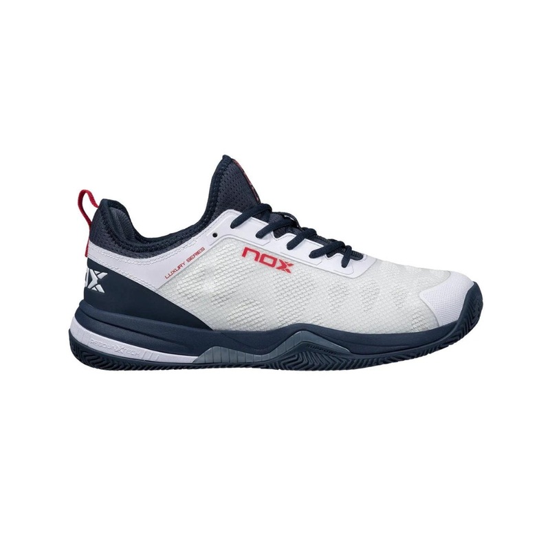 Nox NERBO Padel Shoe – White/Blue