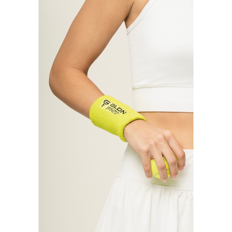 Sweatband Lime/Navy|4″