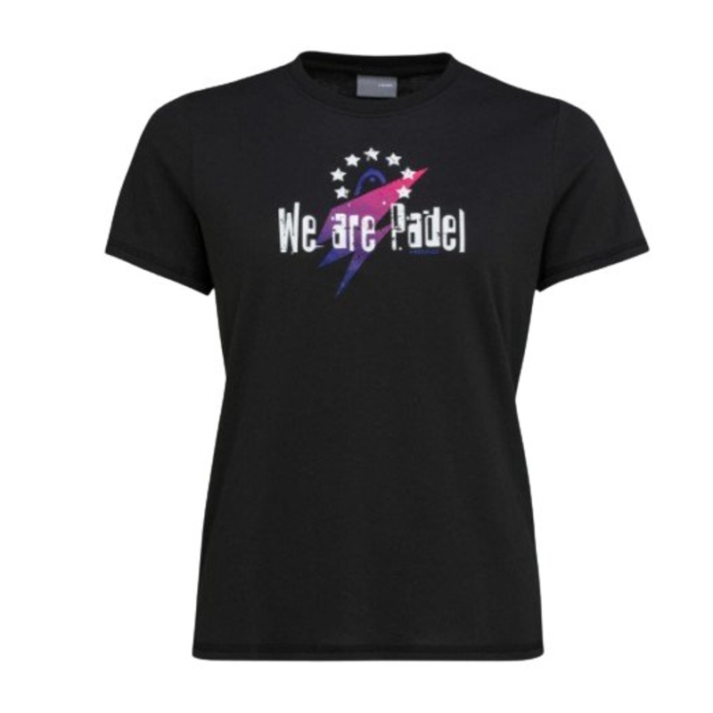 Head Wap Star Padel T-Shirt Women Black