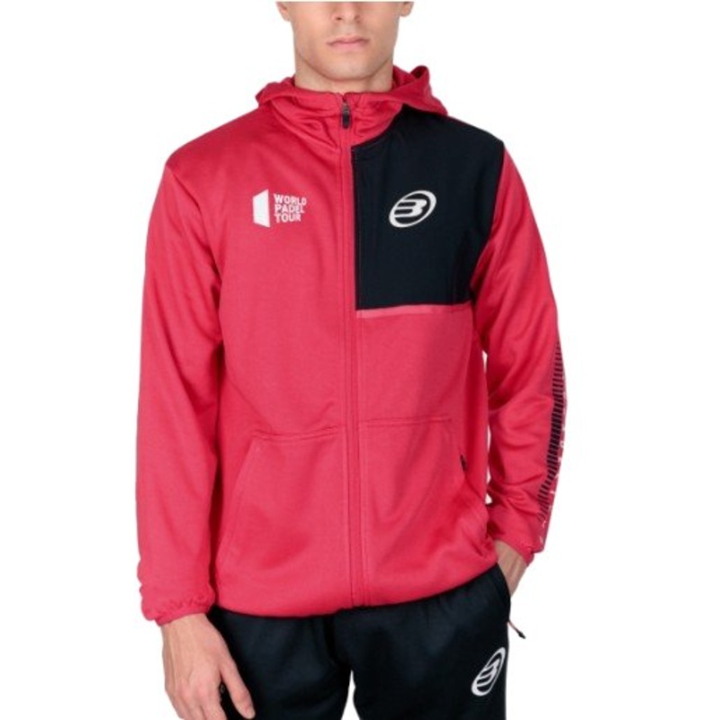 Bullpadel Rodicol WPT Men’s Padel Hoodie – Carmesi Fluor 499
