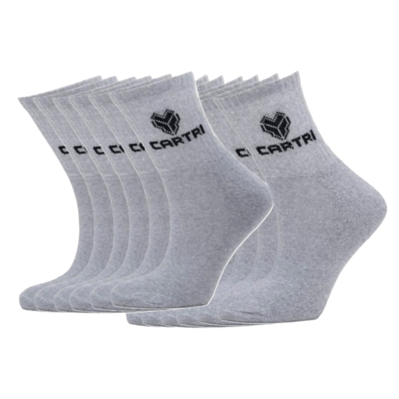 cartri socks gray 12 pairs