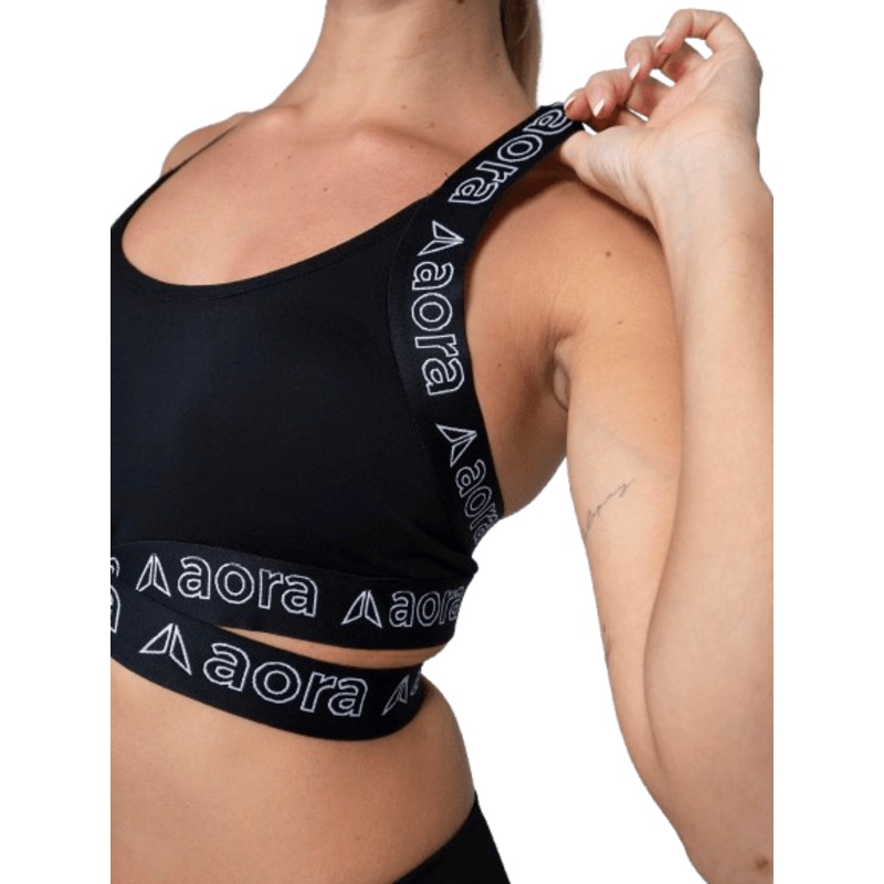 AORA CROSS BRA BLACK|XS|S|M|L