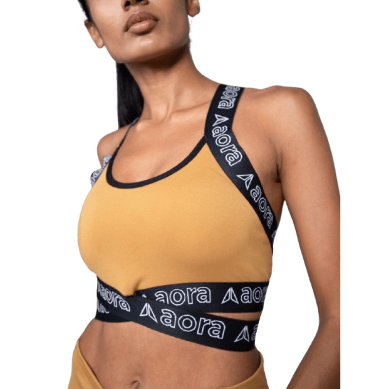 AORA CROSS BRA CARAMEL|XS|S|M|L