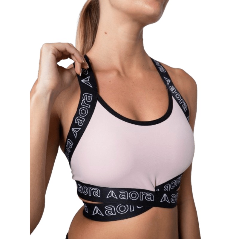 AORA CROSS BRA LIGHT PINK|XS|S|M|L