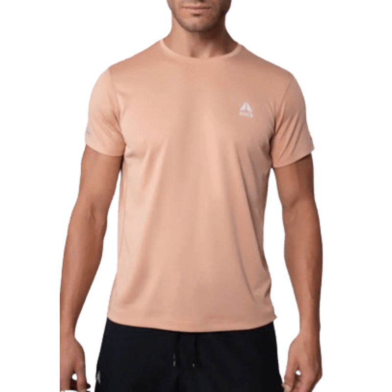 AORA MENS ULTRALIGHT MESH TEE TERRACOTTA