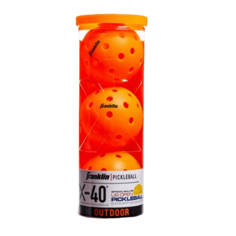 PICKLEBALL 10.1 PCKLBL X-40 3 PK OPTIC LAVA