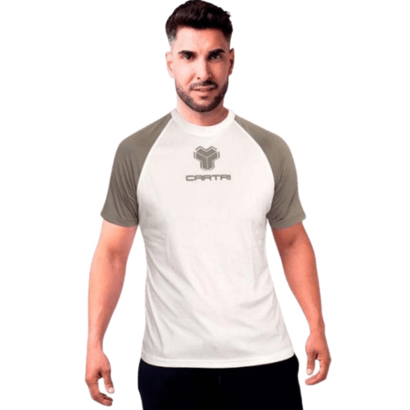 Cartri T-shirt Match White Grey T-shirt
