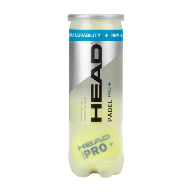 HEAD PRO+ 3 PADEL BALLS SINGLE CAN