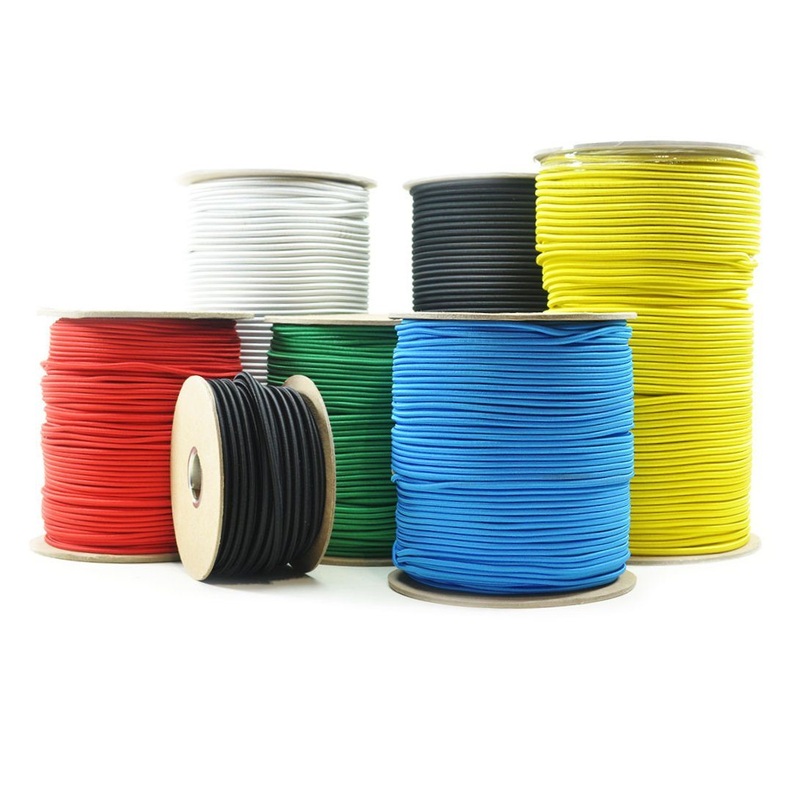 8′ of 1/8 Novabraid Premium Shock Bungee Cord – Black