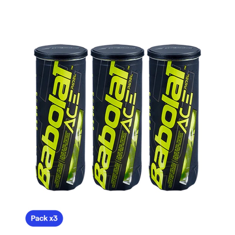 Babolat Ace X3 Padel Balls (3 Balls)  3 Can