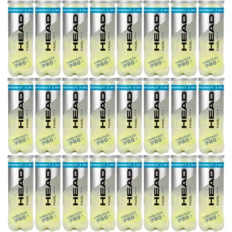 Head Padel Pro+ Balls-Carton (24 Cans)