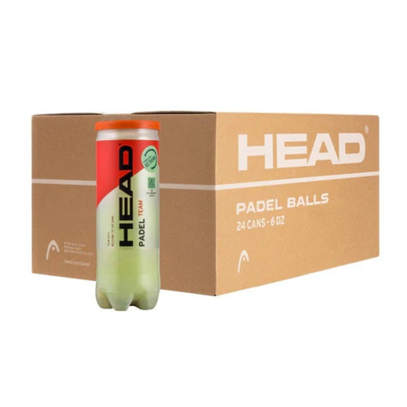 HEAD   Padel   TEAM   Padel   Balls   Box   (24   Pcs)