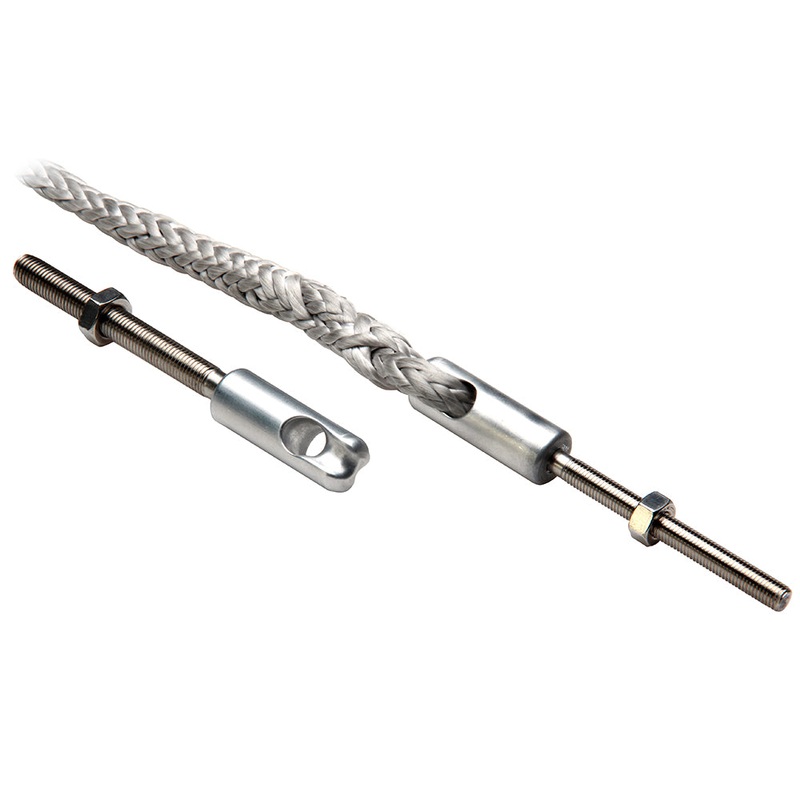 C. Sherman Johnson Splice Eye w/Threaded Stud: 1/4 -28 x 2-1/2 RH w/Splice Eye [20-62]