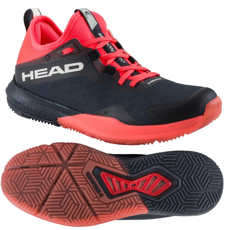 HEAD Motion Pro Mens Padel Shoes – Blueberry / Fiery Coral