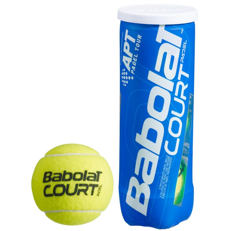 Babolat Court X3 Padel Balls – 3 Ball Tube