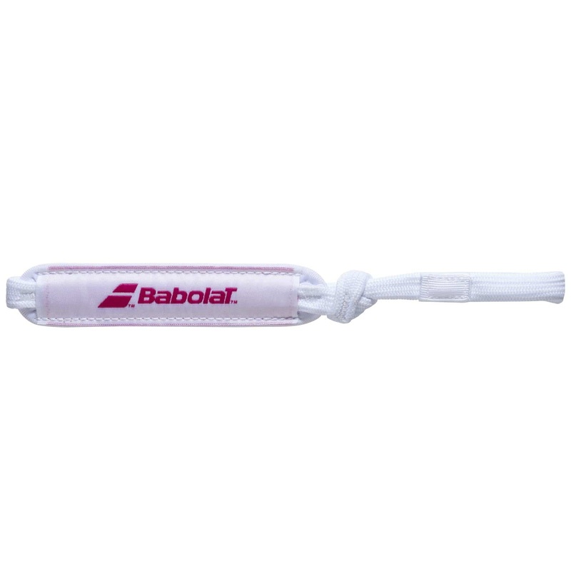 Babolat Padel Wrist Strap – White Pink