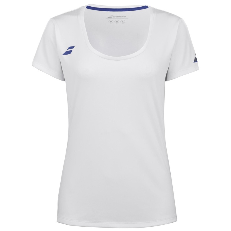 Babolat Play Womens Padel Cap Sleeve Top – White