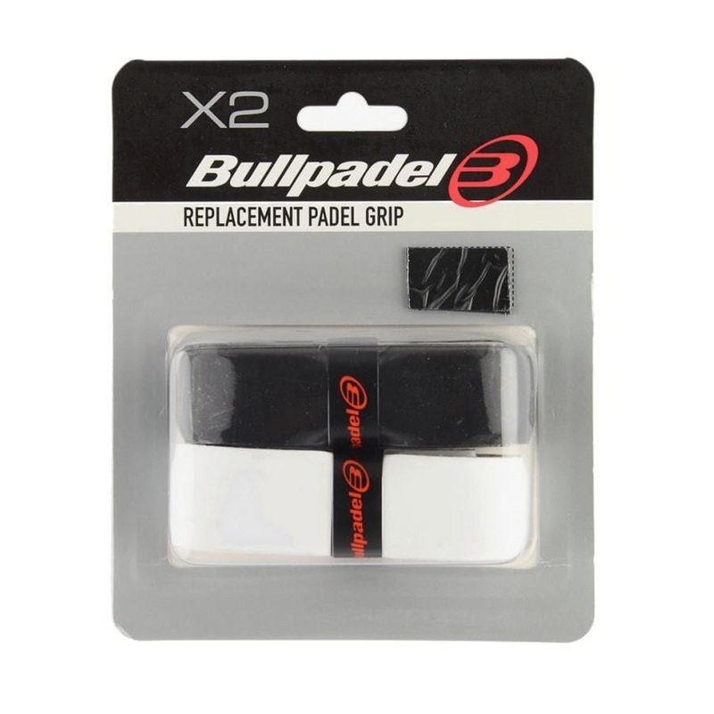 Bullpadel Replacement Padel Grips – Black / White