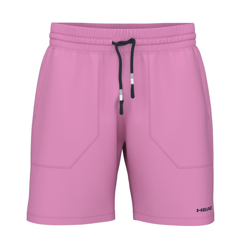 HEAD Performance Mens Play Padel Shorts – Cyan Pink
