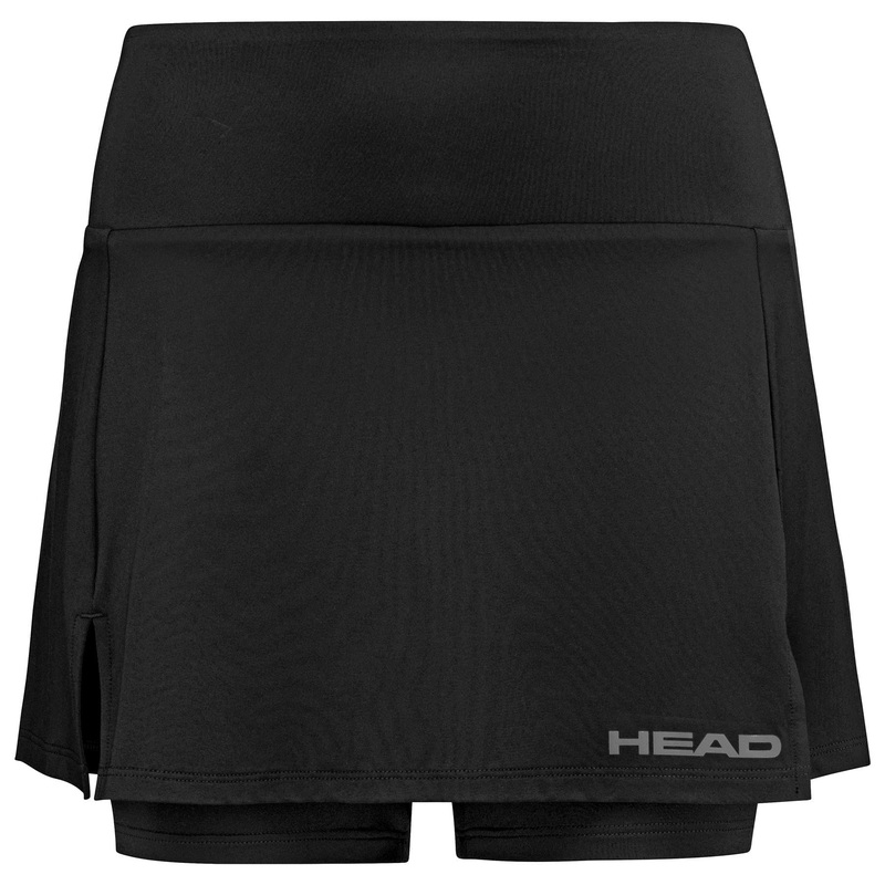 HEAD Womens Club Basic Padel Skort – Black
