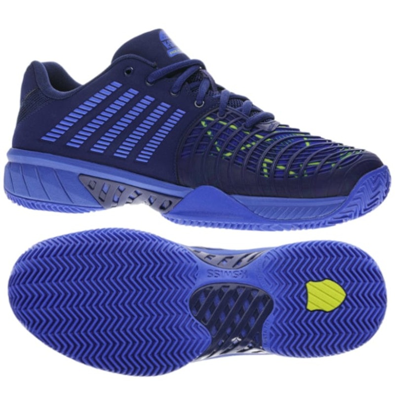 K-Swiss Express Light 3 HB Mens Padel Shoes – Dazzling Blue / Estate Blue / Evening Primrose