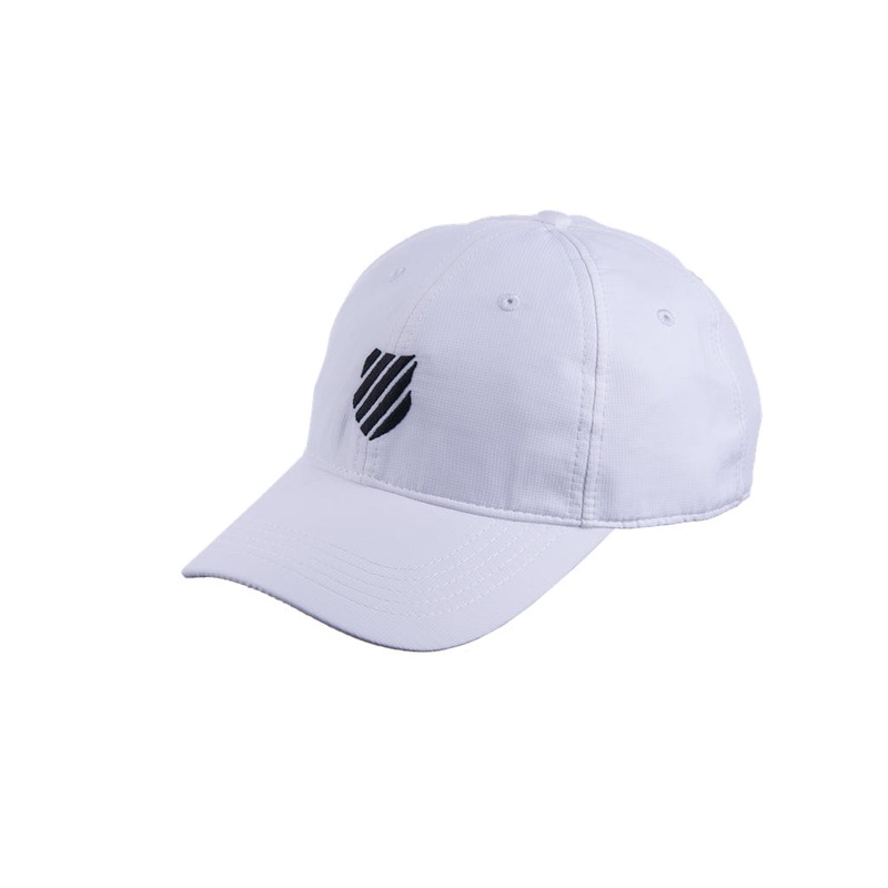 K-Swiss Mens Padel Cap – White / Black