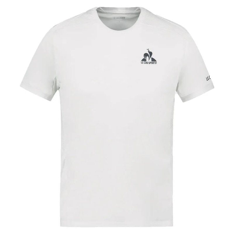 Le Coq Sportif Pro Mens Padel  T-Shirt – Optical White