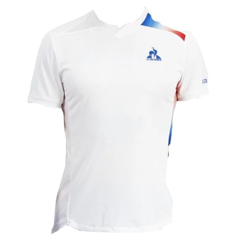 Le Coq Sportif Pro Mens Padel  T-Shirt – Optical White / Blue