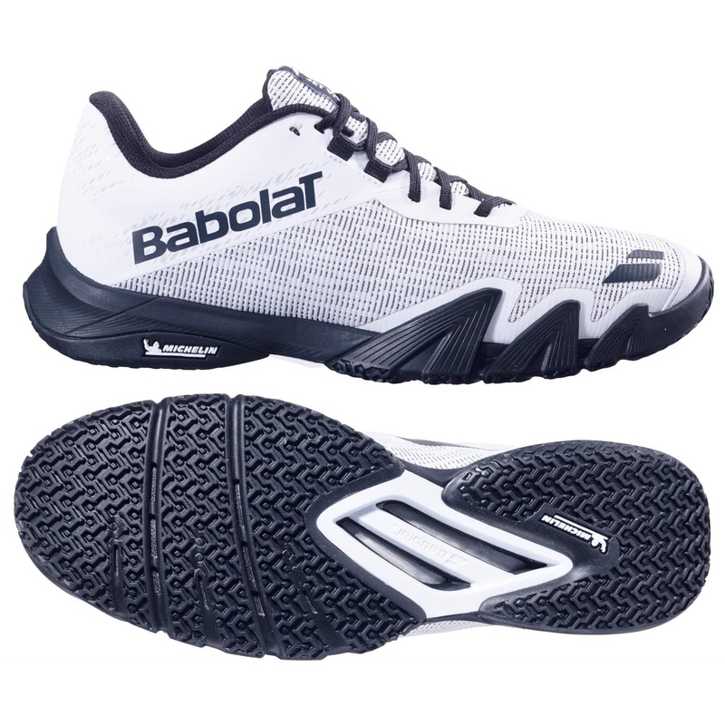 Babolat Jet Viva Mens Padel Shoes – White / Black