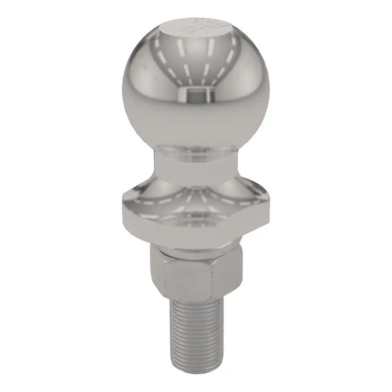 CURT 1-7/8 Trailer Ball – 3/4 x 2-1/8 Shank – 2,000 lb. Capacity – Stainless Steel [40080]